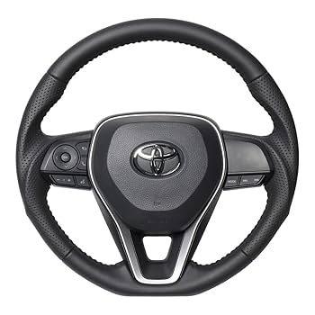 専用　RAV4 Xグレード　純正ハンドル　ステアリング 新型 RAV4 パーツ 50系 ステアリング ブルー ハンドル ガン